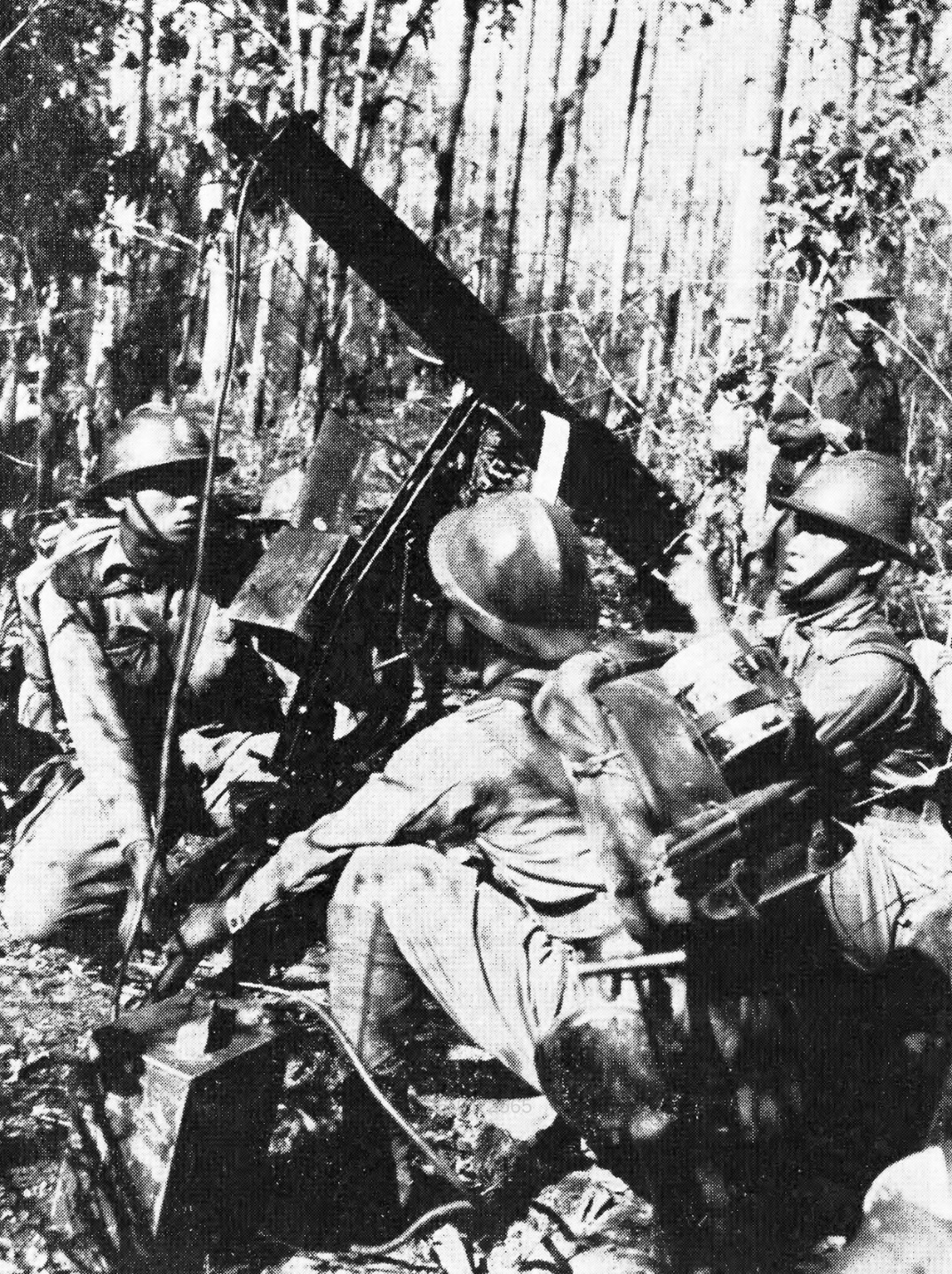 Thai Phayap army fighting in the Burma campaign. 